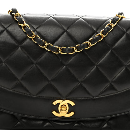 Chanel Lambskin Quilted Medium Single Flap Black 5 of 10