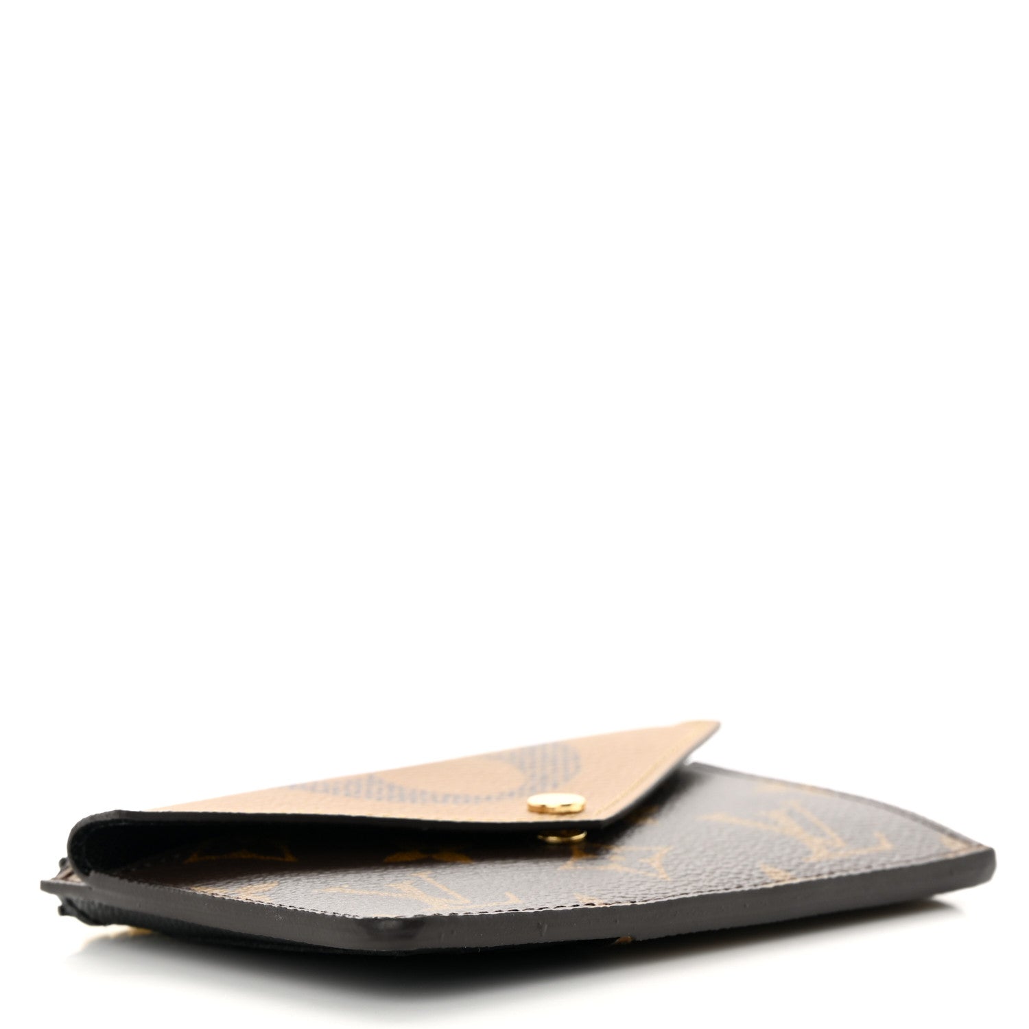 Louis Vuitton LOUIS VUITTON Reverse Monogram Recto Verso Card Holder Brown 4 of 8