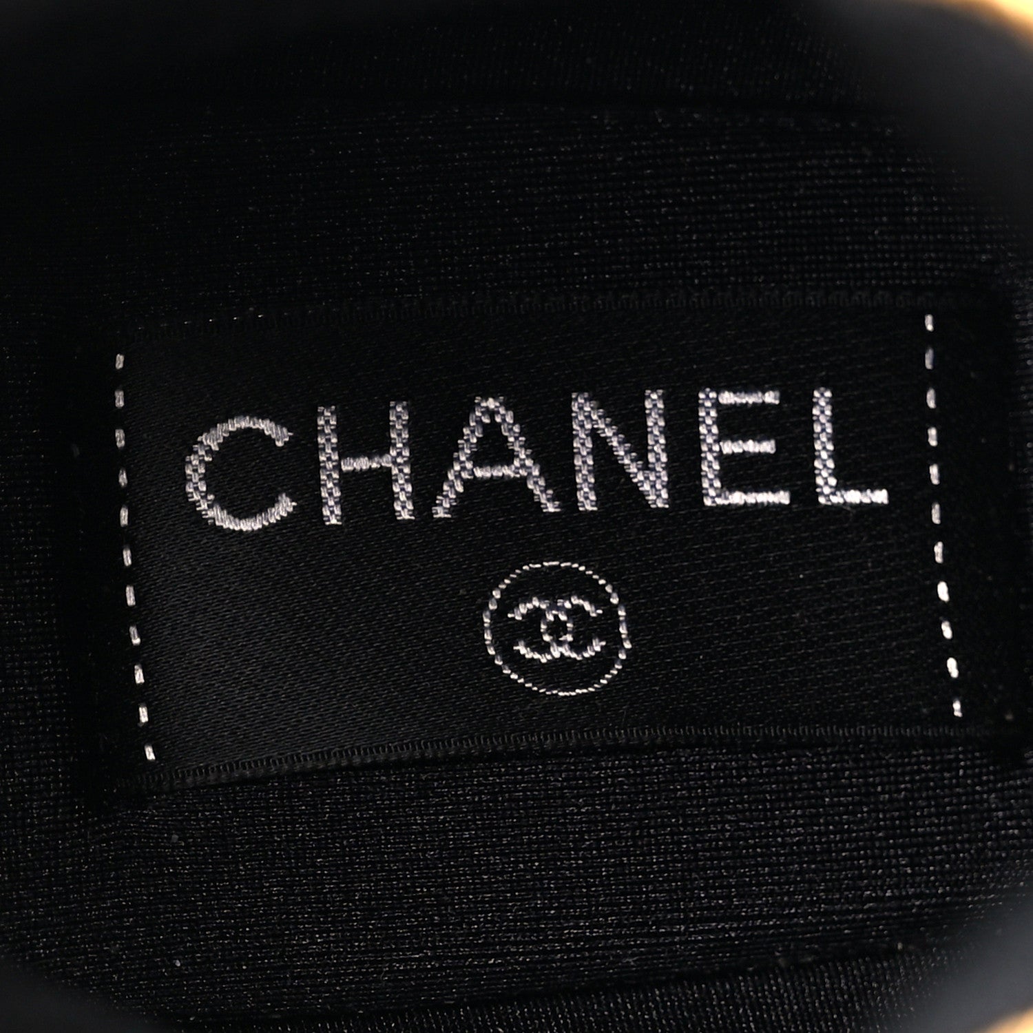 Chanel Suede Calfskin Fabric CC High Top Sneakers 40 Black Turquoise Gold 8 of 9