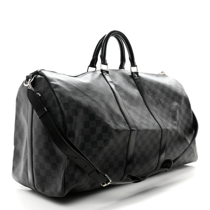 Louis Vuitton Damier Graphite Keepall Bandouliere 55 2 of 14