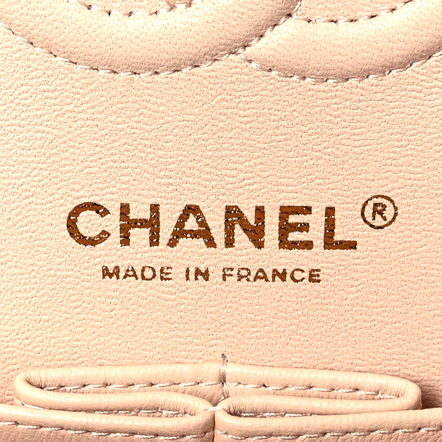 Chanel Caviar Chevron Quilted Small Double Flap Beige 6 of 12