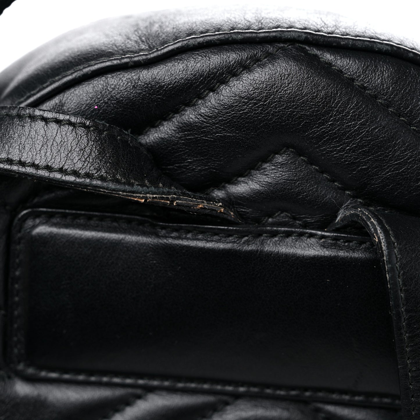 Calfskin Matelasse GG Marmont Dome Backpack Black