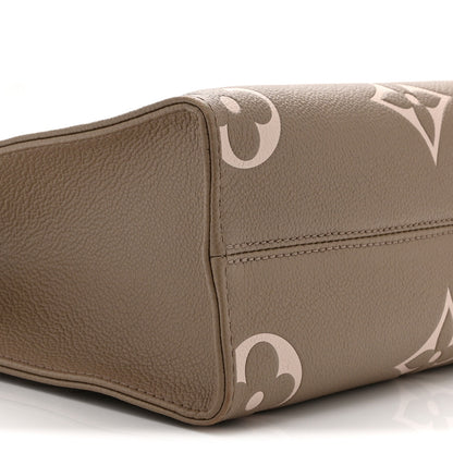 Louis Vuitton Empreinte Monogram Giant Onthego PM Tourterelle Creme 8 of 9