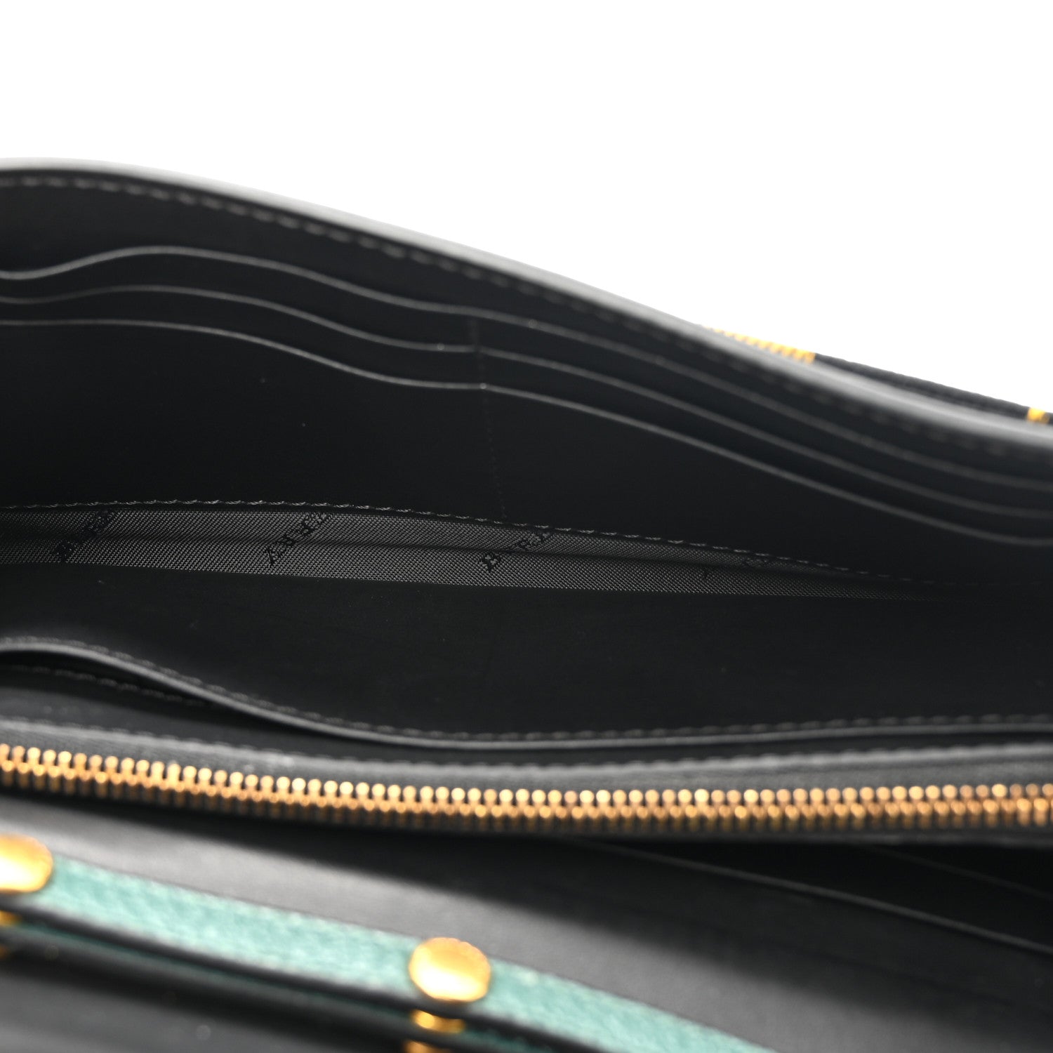 Burberry Canvas Tartan Check Mix Henley Wallet on Chain Green Multicolor 5 of 11