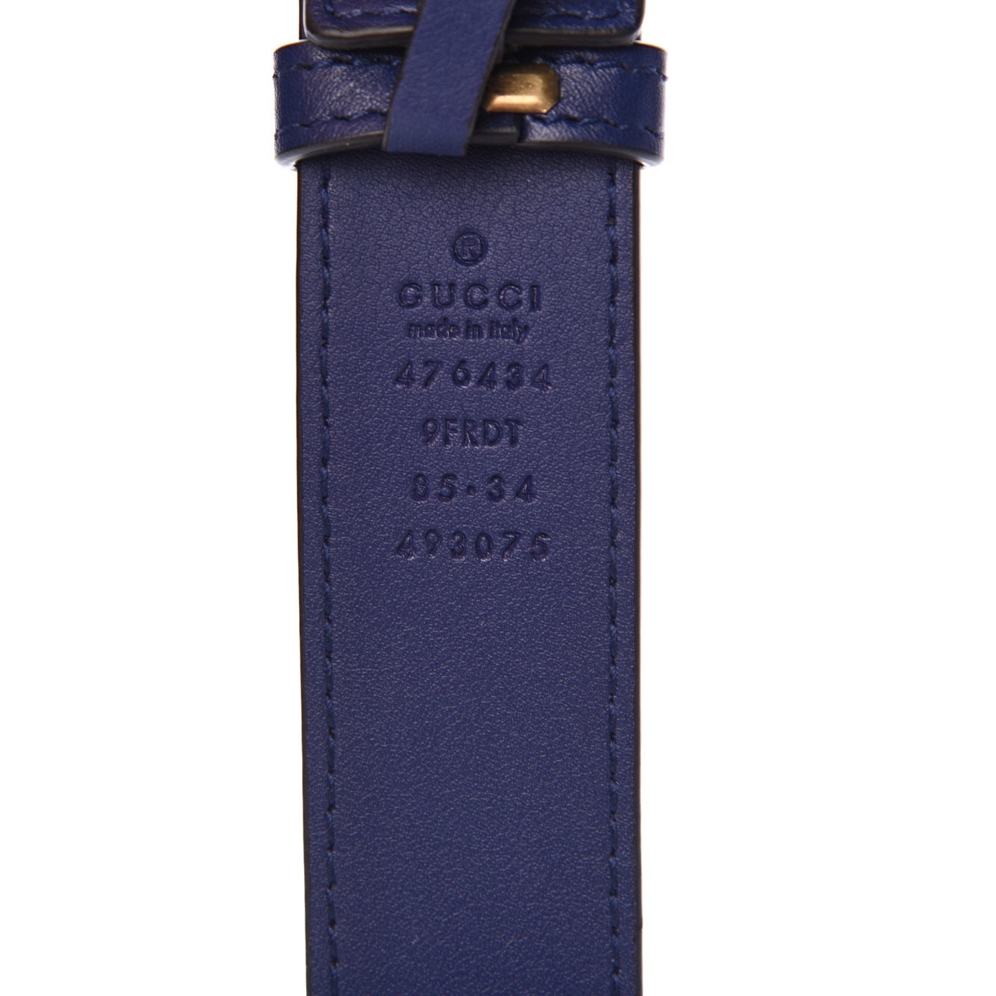 Velvet Matelasse GG Marmont Belt Bag 85 34 Cobalt Blue