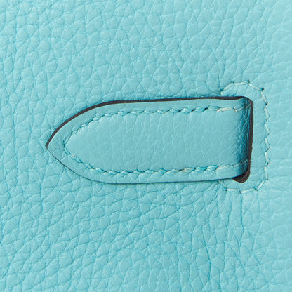 Hermes Togo Birkin 30 Bleu Atoll 9 of 29
