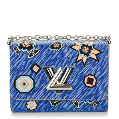 Louis Vuitton Epi Azteque Twist Shoulder Bag MM Denim Light 1 of 7