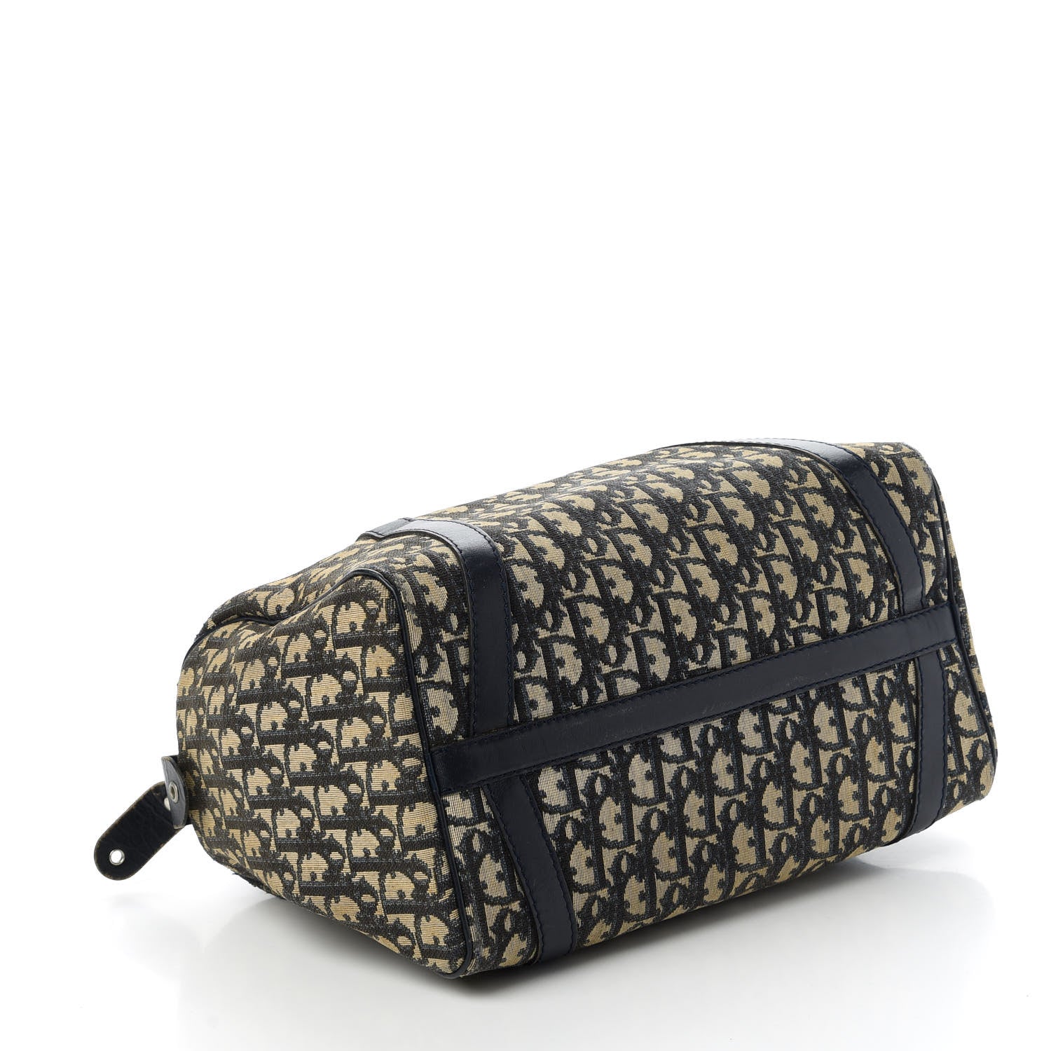Christian Dior Monogram Boston Navy Blue 4 of 12