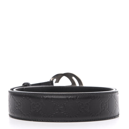 Gucci Guccissima Interlocking G Belt 95 38 Black 2 of 6