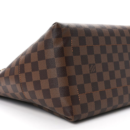 Louis Vuitton Damier Ebene Belmont MM Black 8 of 14