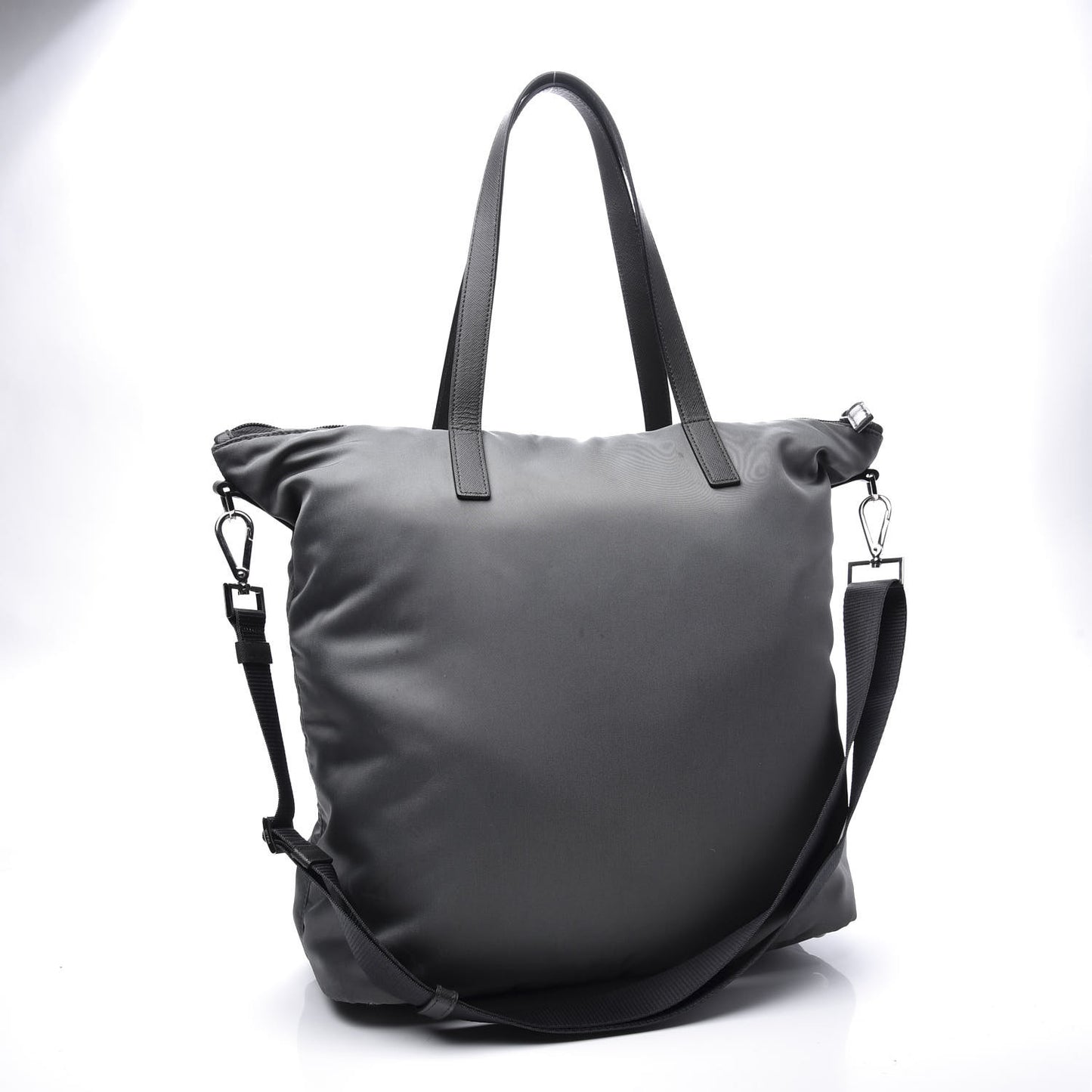 Tessuto Nylon Saffiano Tote Ardesia