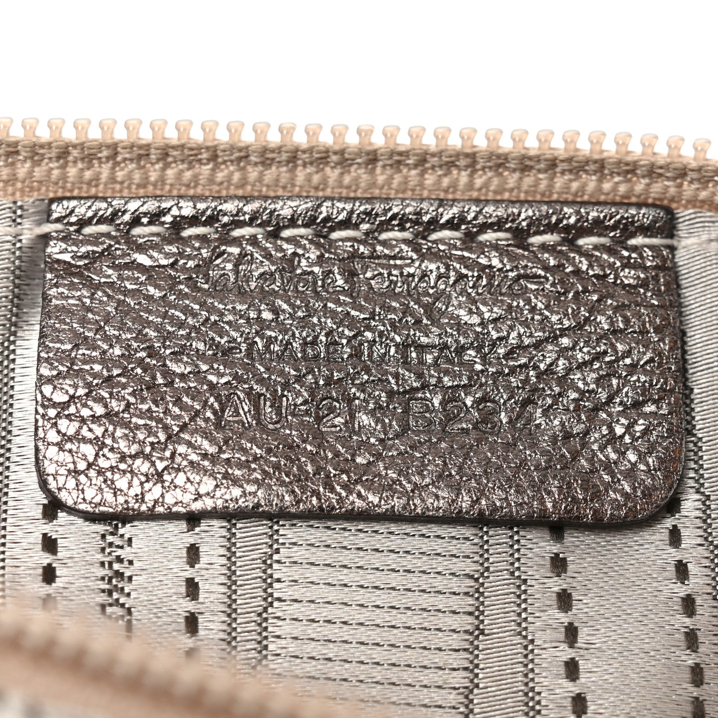 Calfskin Marisa Shoulder Bag Bronze