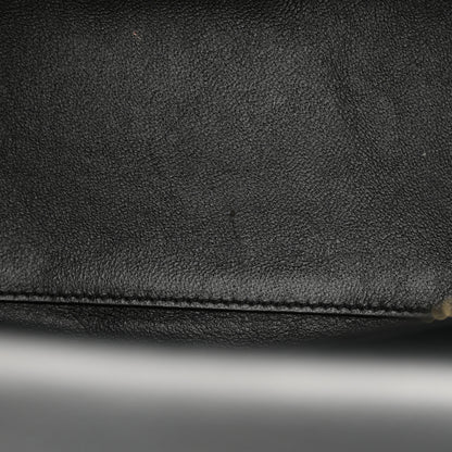 Salvatore Ferragamo Calfskin Suede Snakeskin Small Sofia Satchel Black Burgundy 12 of 22