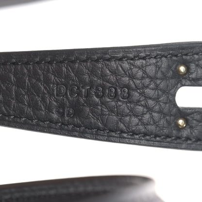 Hermes Taurillon Clemence Lindy 30 Black 7 of 10