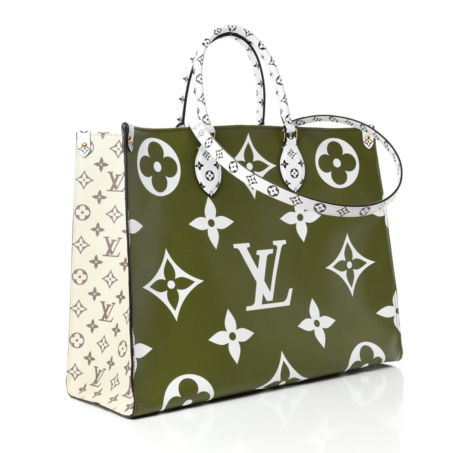 Monogram Giant Onthego GM Kaki Beige