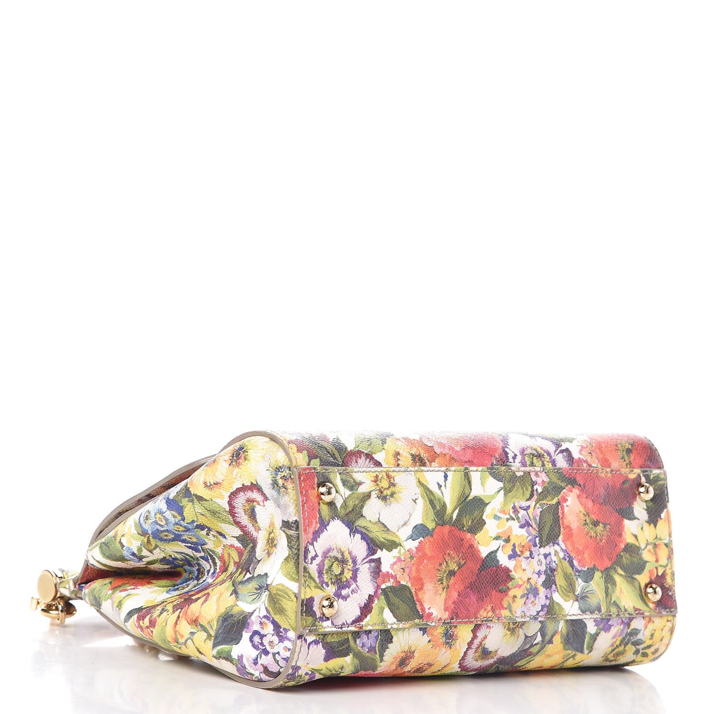 Dauphine Floral Print Medium Miss Sicily Satchel Multicolor