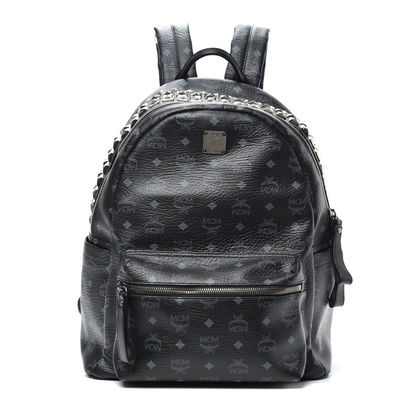 Visetos Studded Medium Backpack Black