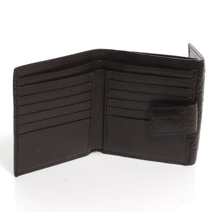 Gucci Guccissima Princy French Flap Wallet Chocolate Brown 6 of 9