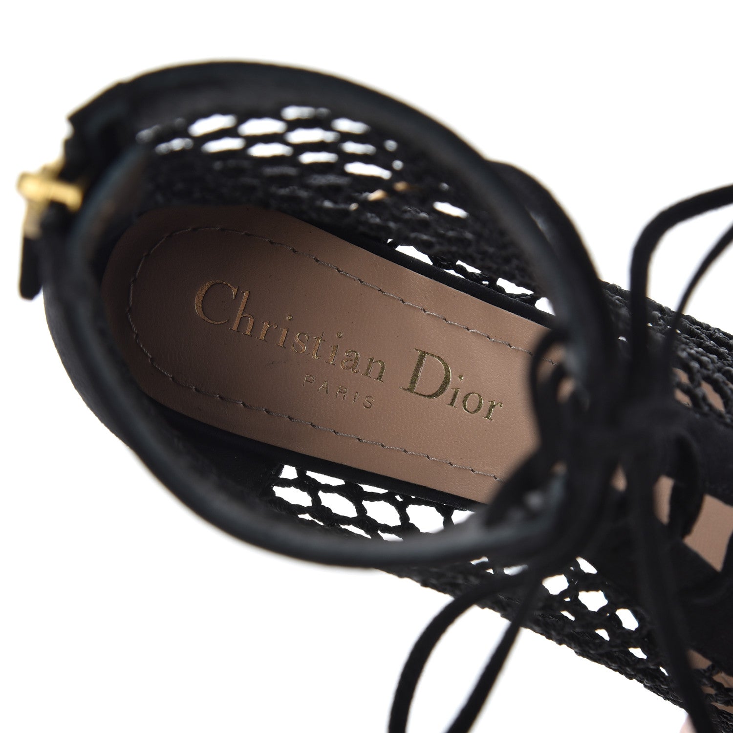 Christian Dior Suede Resille Naughtily-D 30mm Ankle Boots 37 Black 6 of 15