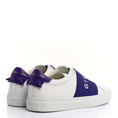 Givenchy Calfskin Band Logo Womens Urban Street Sneakers 37.5 Orchid Purple 4 of 10