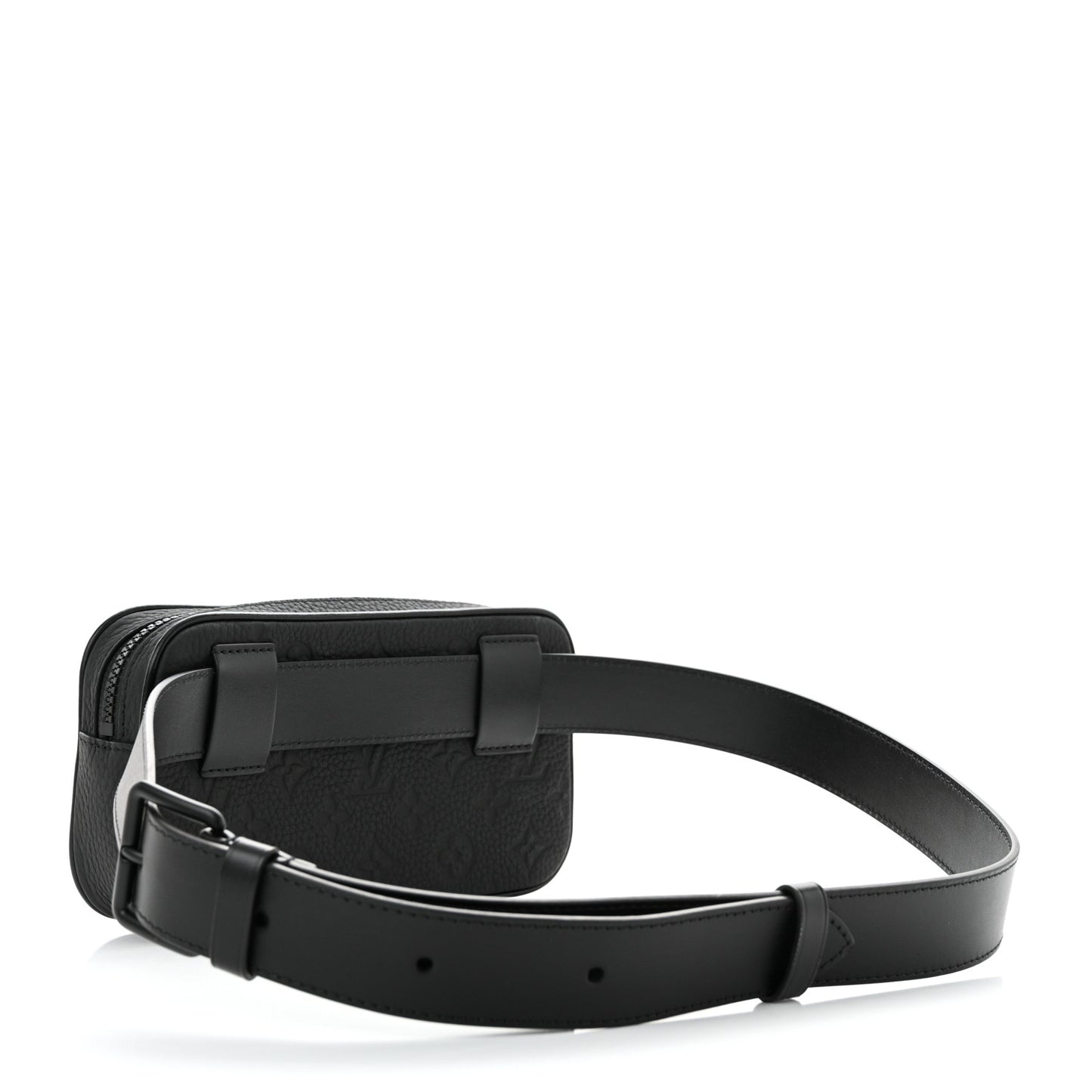 Taurillon Monogram Uniformes Solar Ray Soft Pochette Volga Belt Bag Black