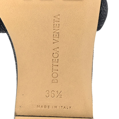Bottega Veneta Denim Matelasse Padded Flat Sandals 36.5 Indigo 7 of 7