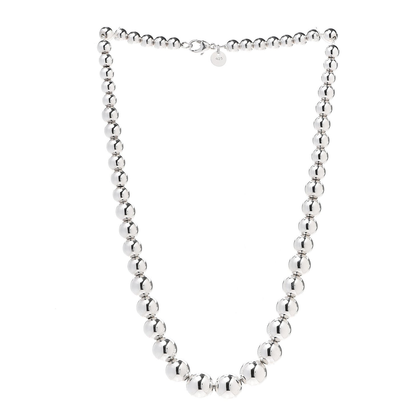 Sterling Silver HardWear Graduated Ball Necklace