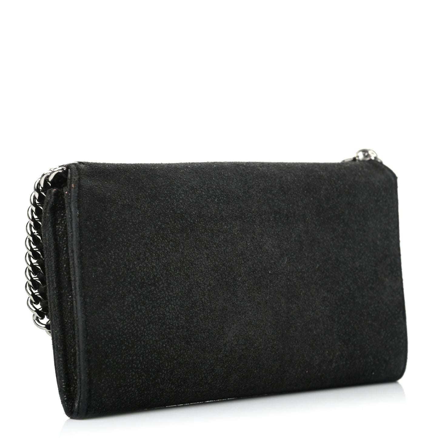 Shaggy Deer Falabella Flap Wallet Black