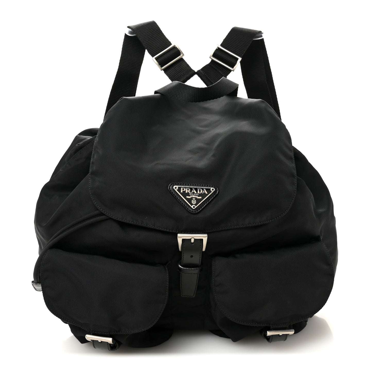 Nylon Vela Medium Backpack Black