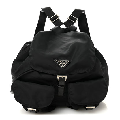 Prada Nylon Vela Medium Backpack Black 1 of 10
