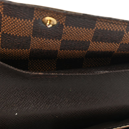 Louis Vuitton Damier Ebene Emilie Wallet 6 of 10