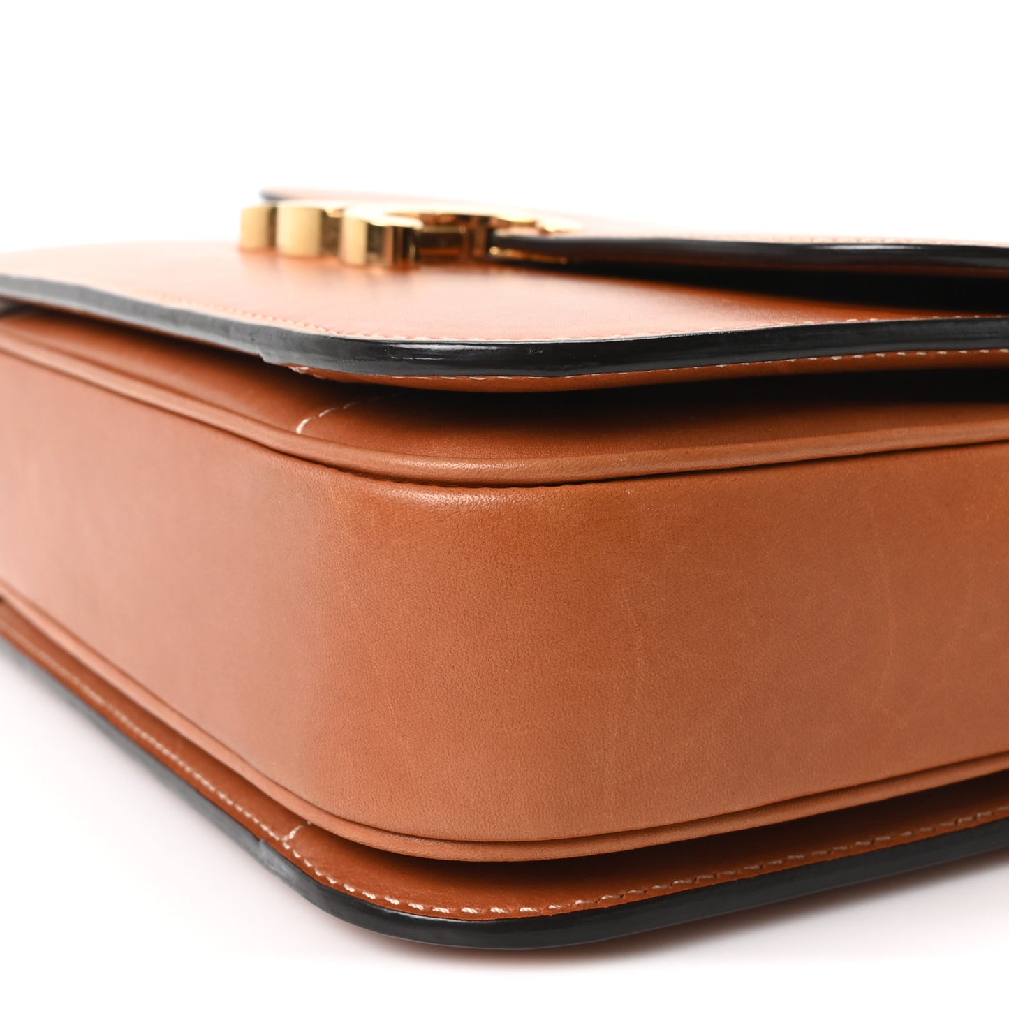 Natural Calfskin Medium Triomphe Tan