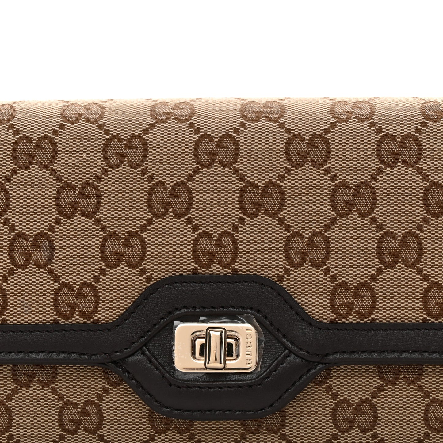GG Monogram Small Luce Shoulder Bag Beige Ebony