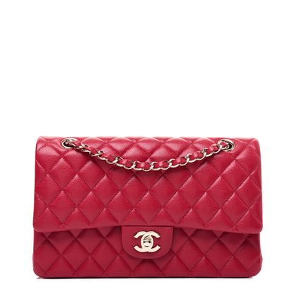 Chanel Caviar Quilted Medium Double Flap Red 1 of 14