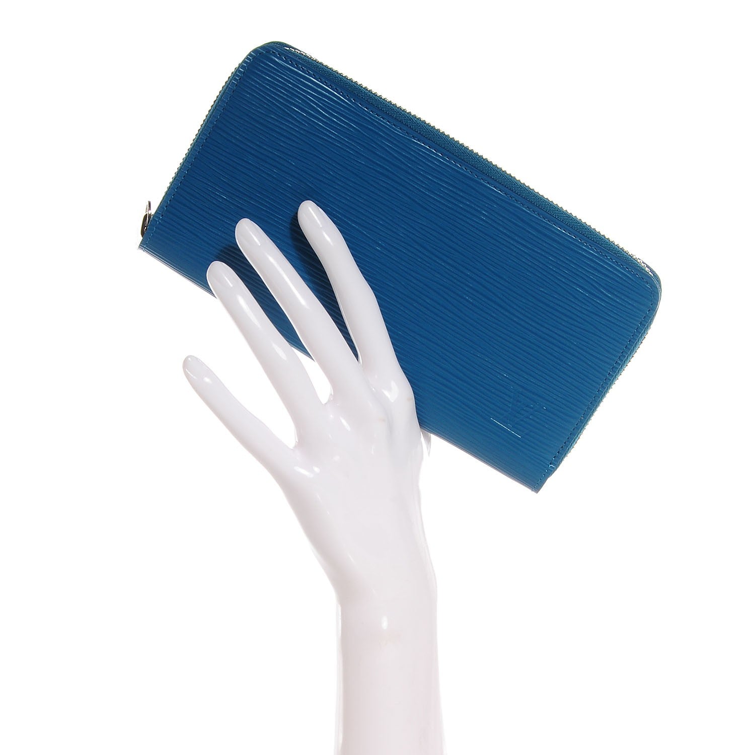 Louis Vuitton Epi Zippy Wallet Cyan 2 of 7