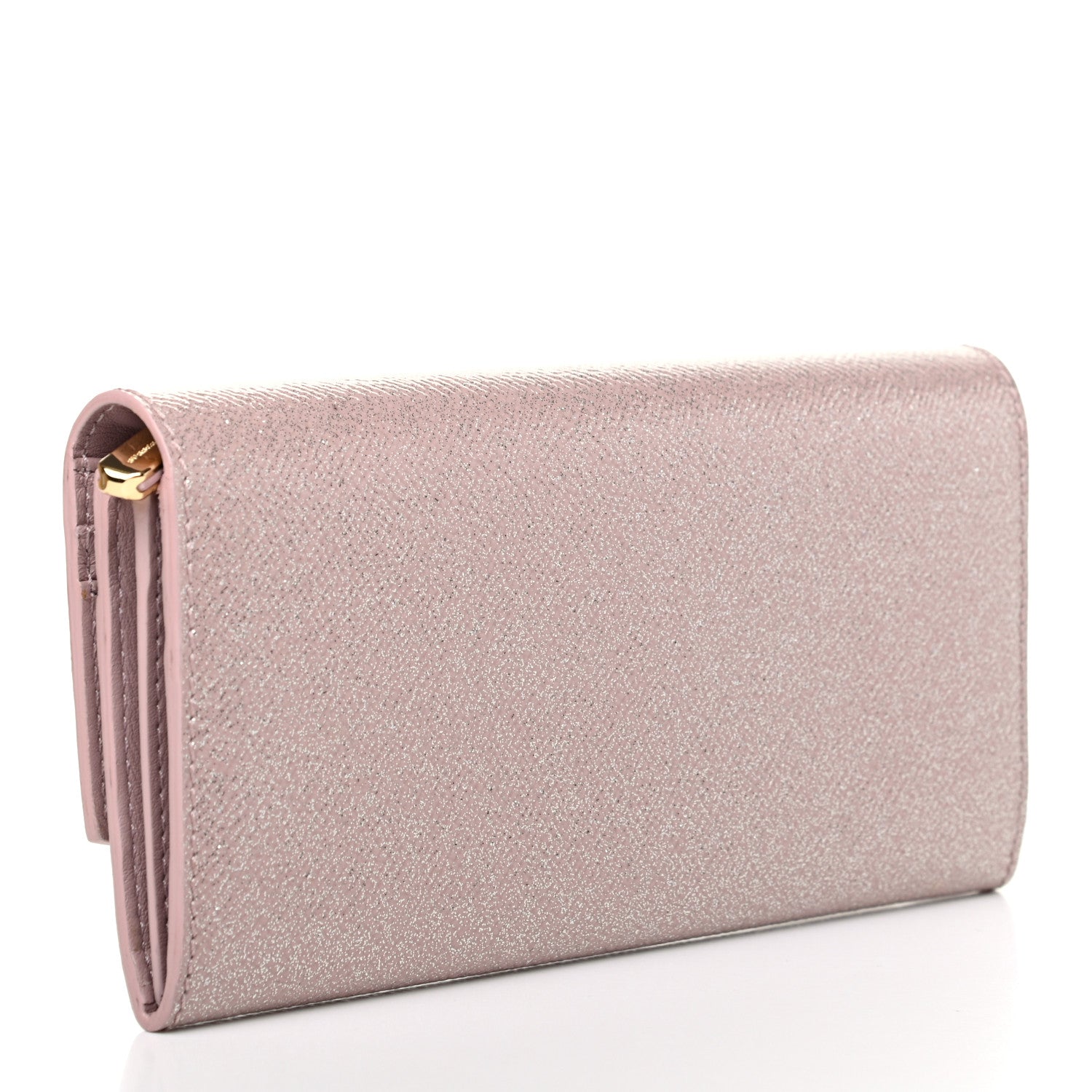 Burberry Patent Glitter Porter Continental Wallet Pale Orchid 3 of 9