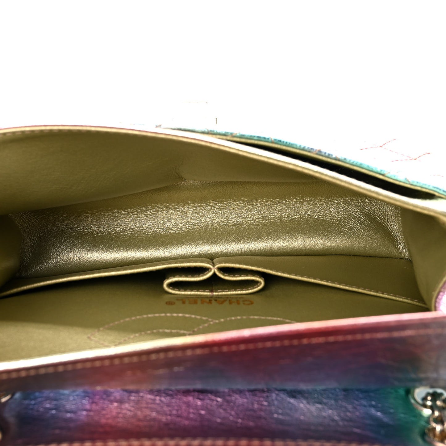 Metallic Goatskin Quilted 2.55 Reissue 225 Flap Multicolor