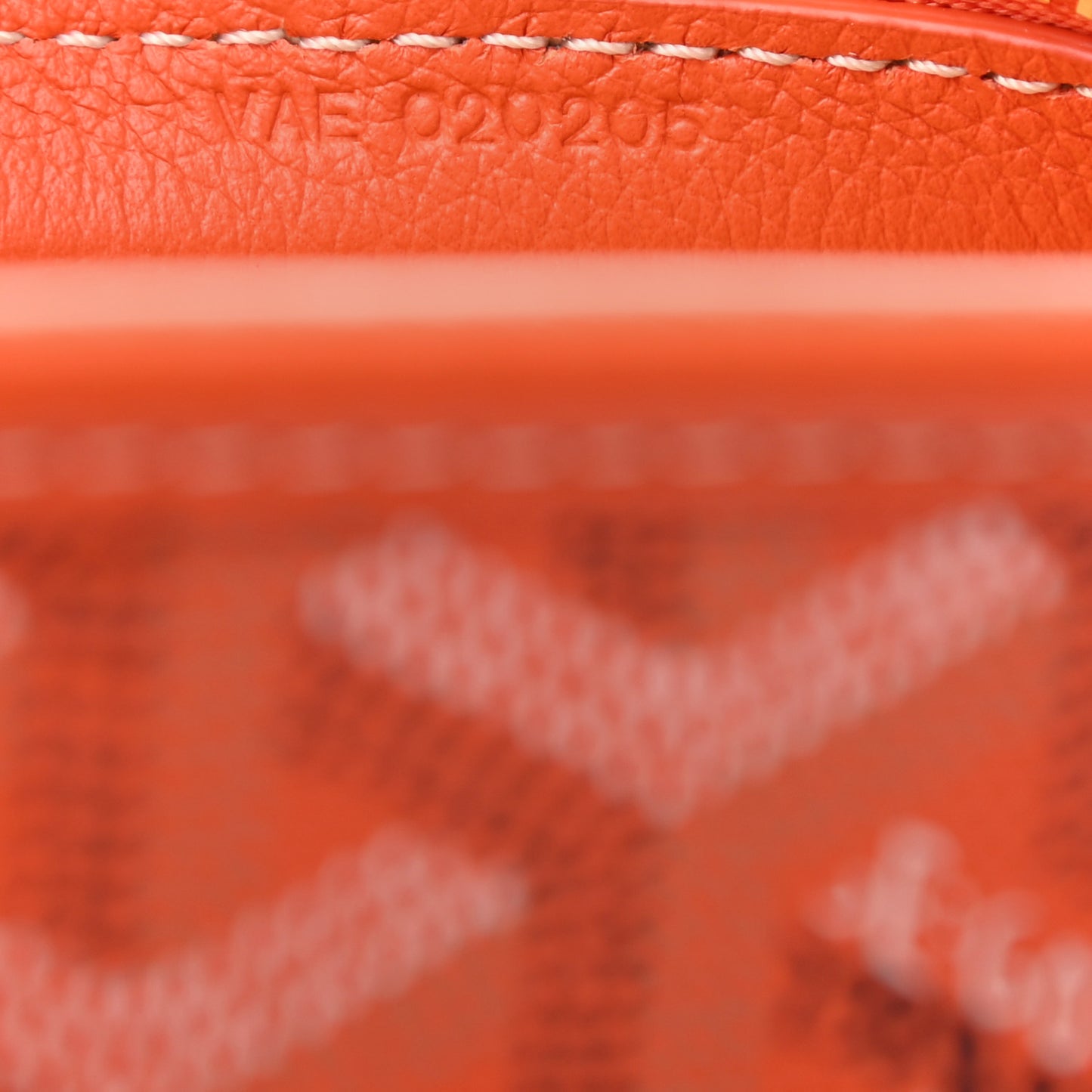 Goyardine Jouvence Toiletry Pouch Orange