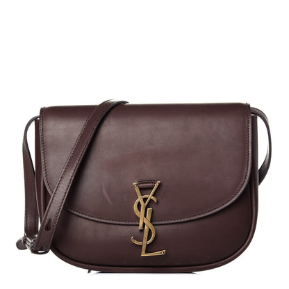 Saint Laurent Vintage Calfskin Monogram Medium Kaia Satchel Brown 1 of 9