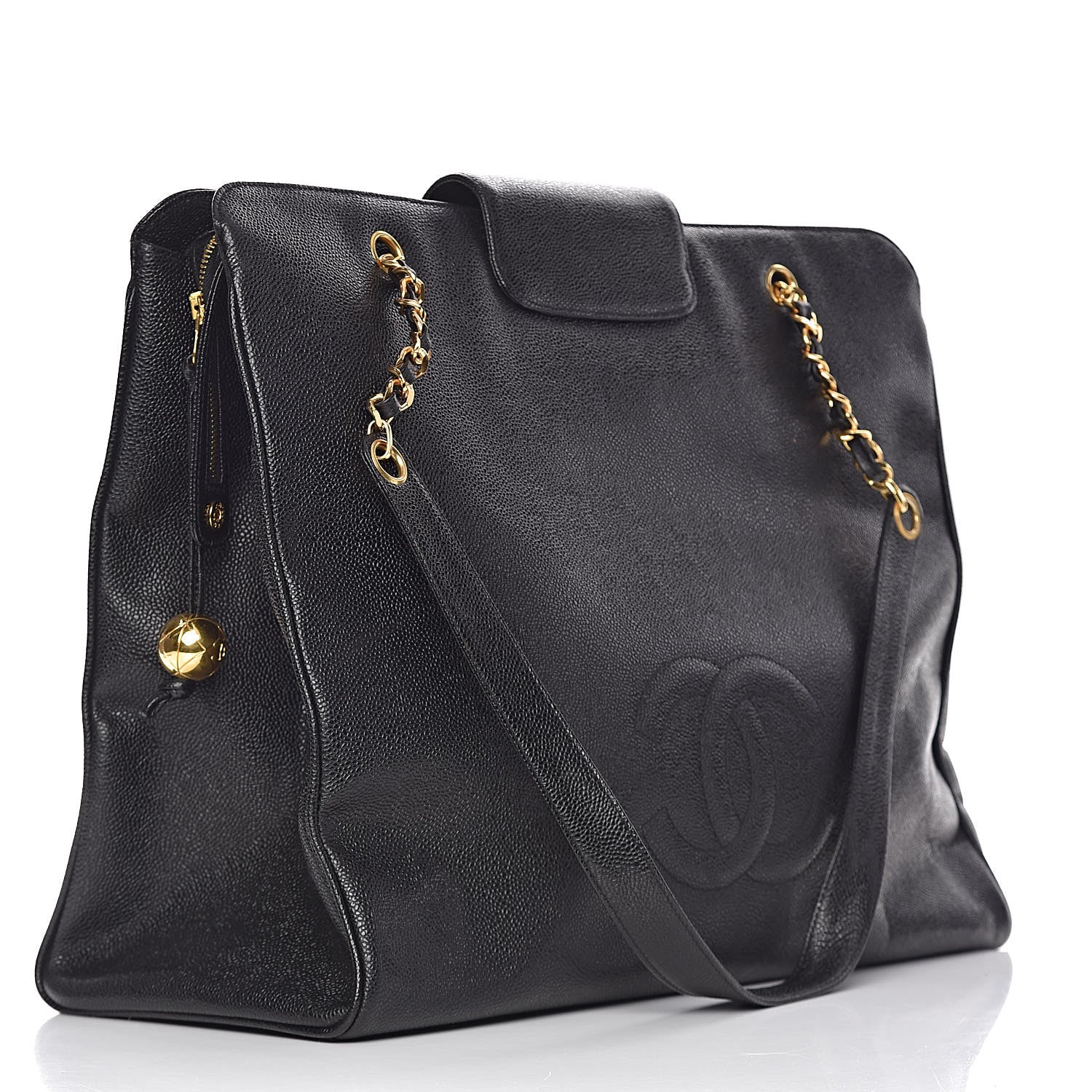 Chanel Caviar XL Weekender Bag Black 3 of 12