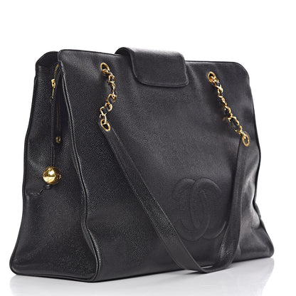 Chanel Caviar XL Weekender Bag Black 3 of 12