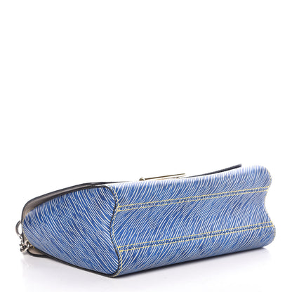 Louis Vuitton Epi Twist Shoulder Bag MM Denim Light 4 of 11