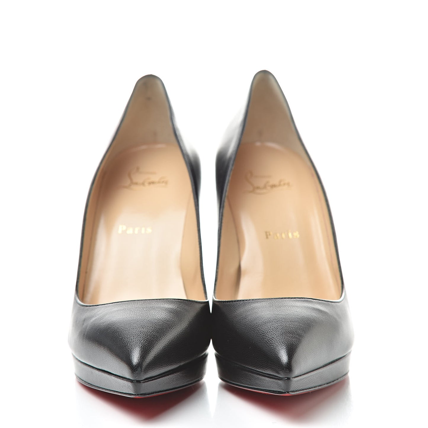 Shiny Nappa Pigalle Plato 100 Pumps 39.5 Black