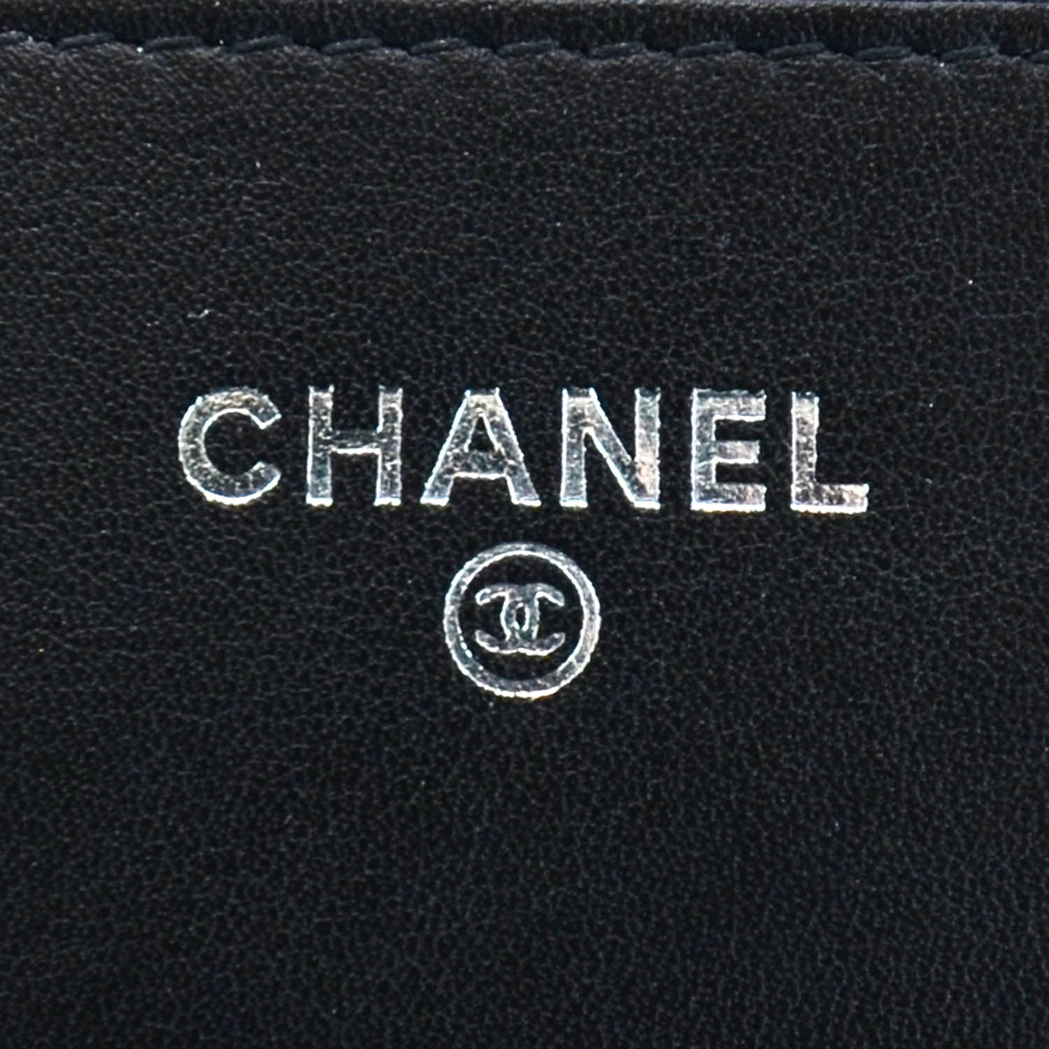 Chanel Glazed Calfskin Boy Wallet On Chain WOC Black 6 of 10