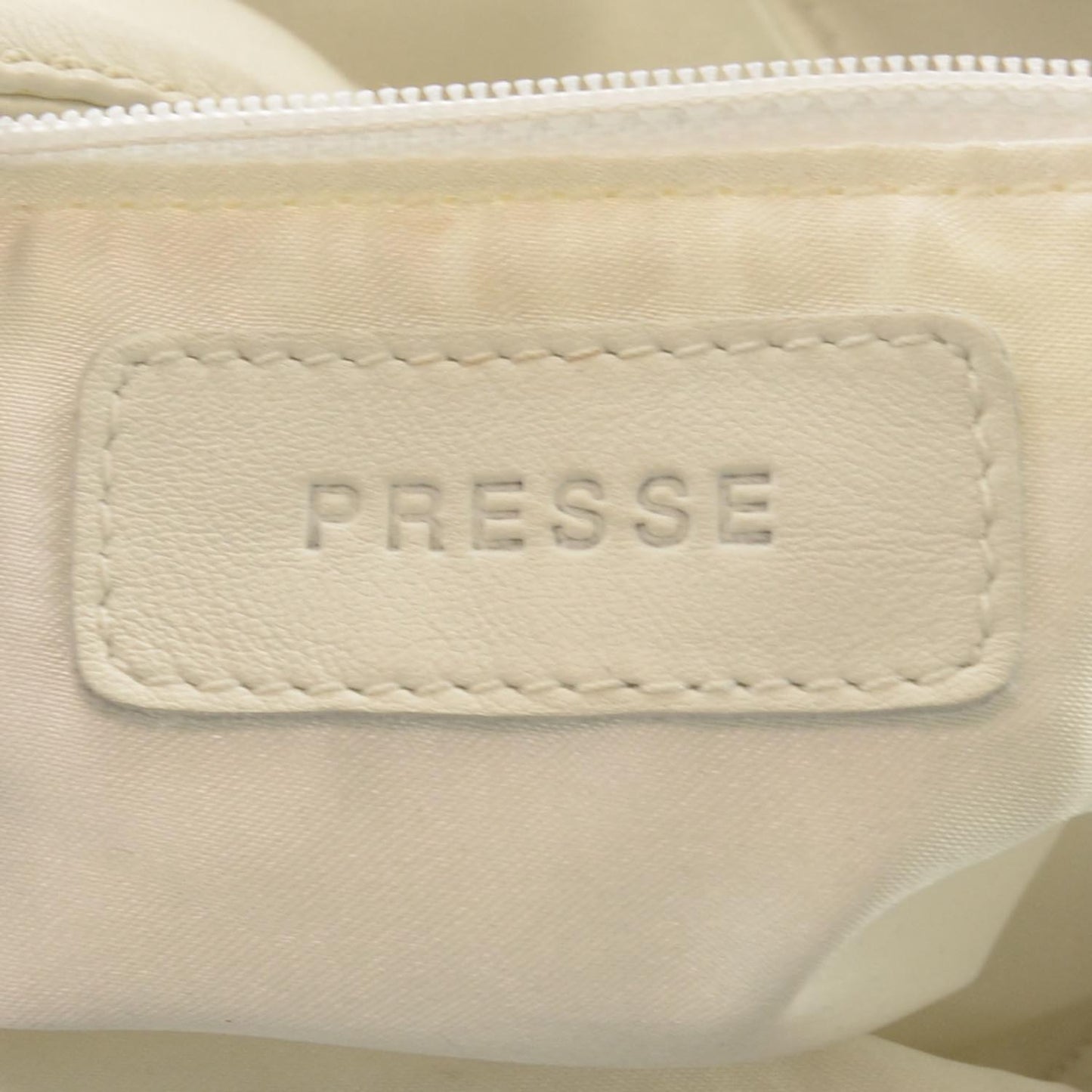 Leather Baby Coco Cabas White