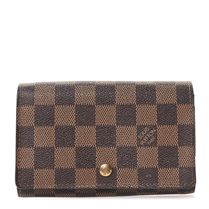 Louis Vuitton Damier Ebene Porte-Monnaie Tresor Wallet 1 of 8