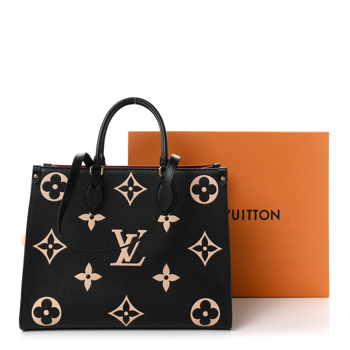 Empreinte Monogram Giant Onthego MM Black Beige