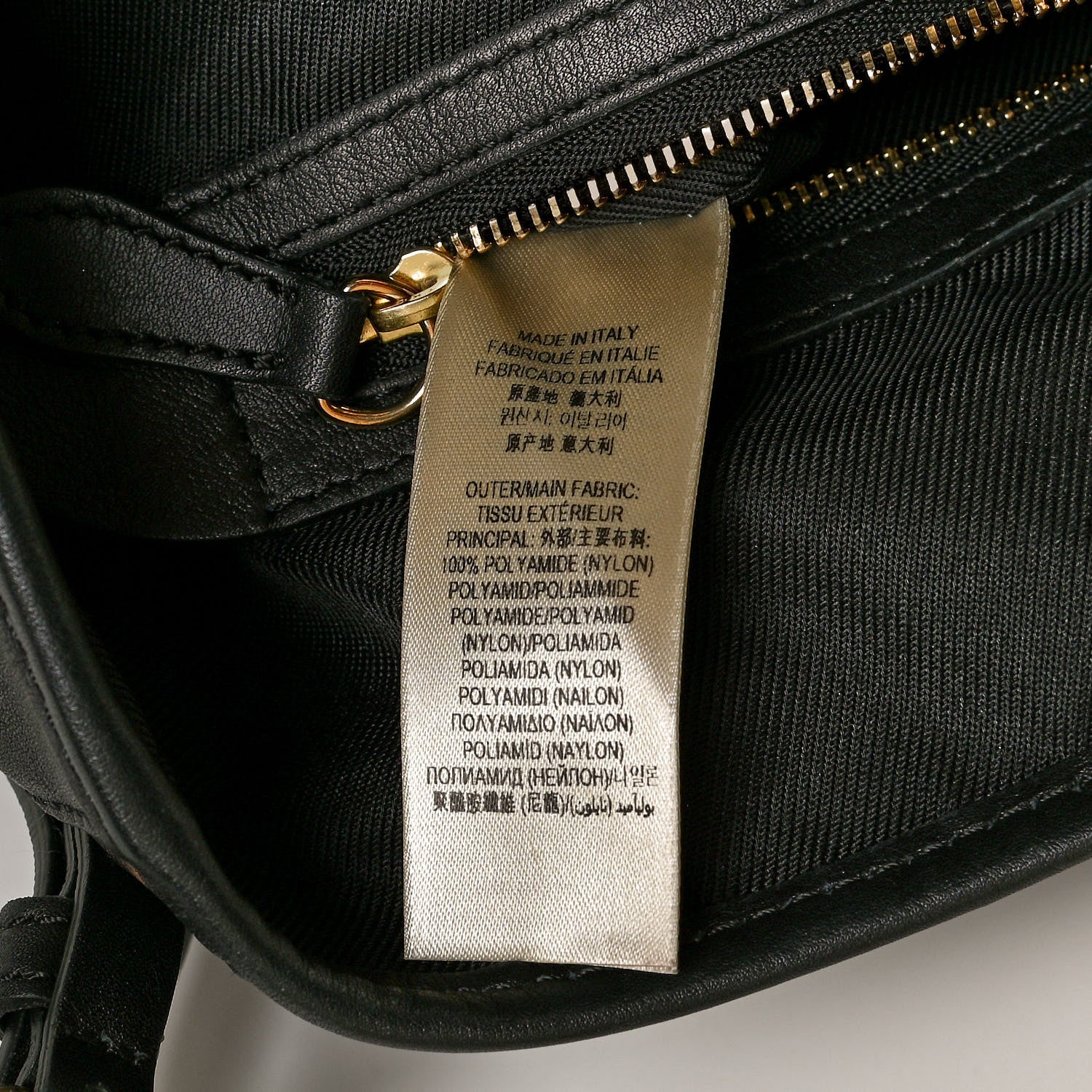 Burberry Nylon Calfskin Camouflage Check Small Canterbury Tote Black 7 of 11