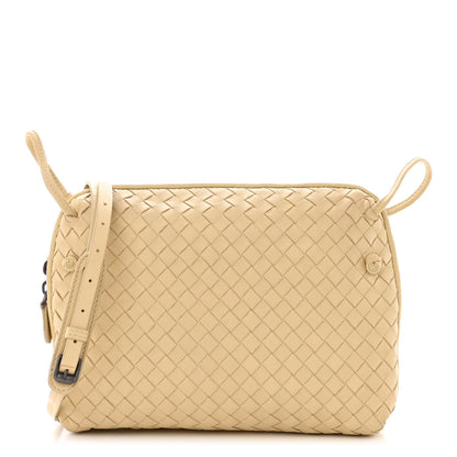Bottega Veneta Nappa Intrecciato Nodini Crossbody Messenger Mink 3 of 11