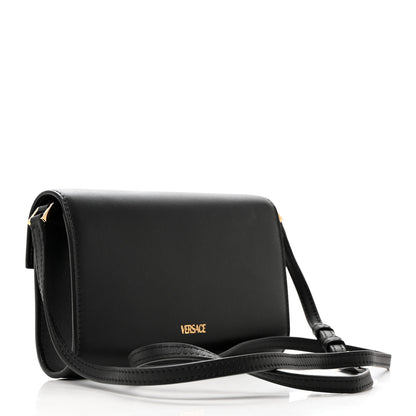 Versace Lambskin Medusa Wallet On Strap Black 2 of 9